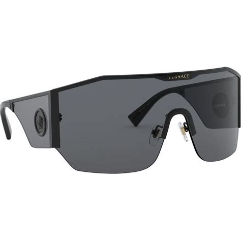 Versace VE2220 01 Dark Grey & Black Sunglasses 